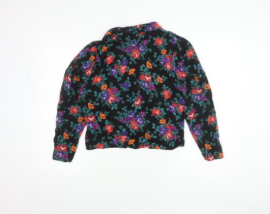 St Michael Women's Floral Blouse, Multicoloured, Size 14