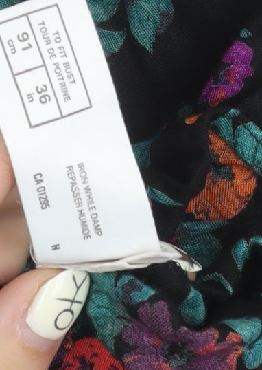 St Michael Women's Floral Blouse, Multicoloured, Size 14