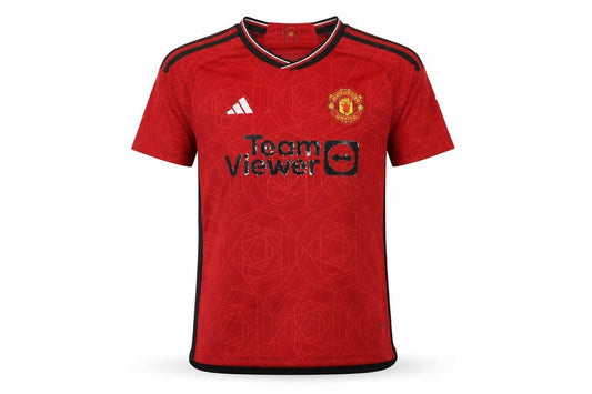 Adidas Boys Red Manchester United Football Jersey Size 22