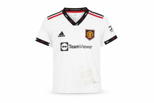 Adidas Boys White Rashford 10 Manchester Utd Jersey 22 T-Shirt