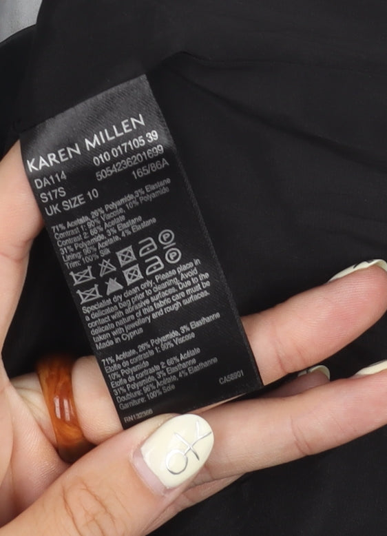 Karen Millen Women’s Multicoloured Halter Sheath Dress