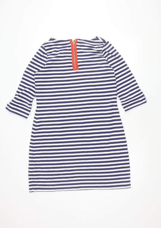Joules Women's Blue Striped Dress, UK 10, Casual Spring