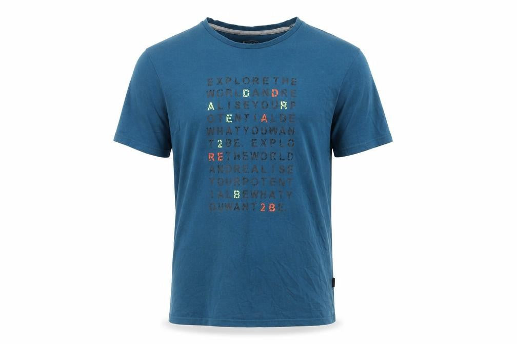 Mens UK Size M Dare 2B Blue  Cotton Blend T-Shirt
