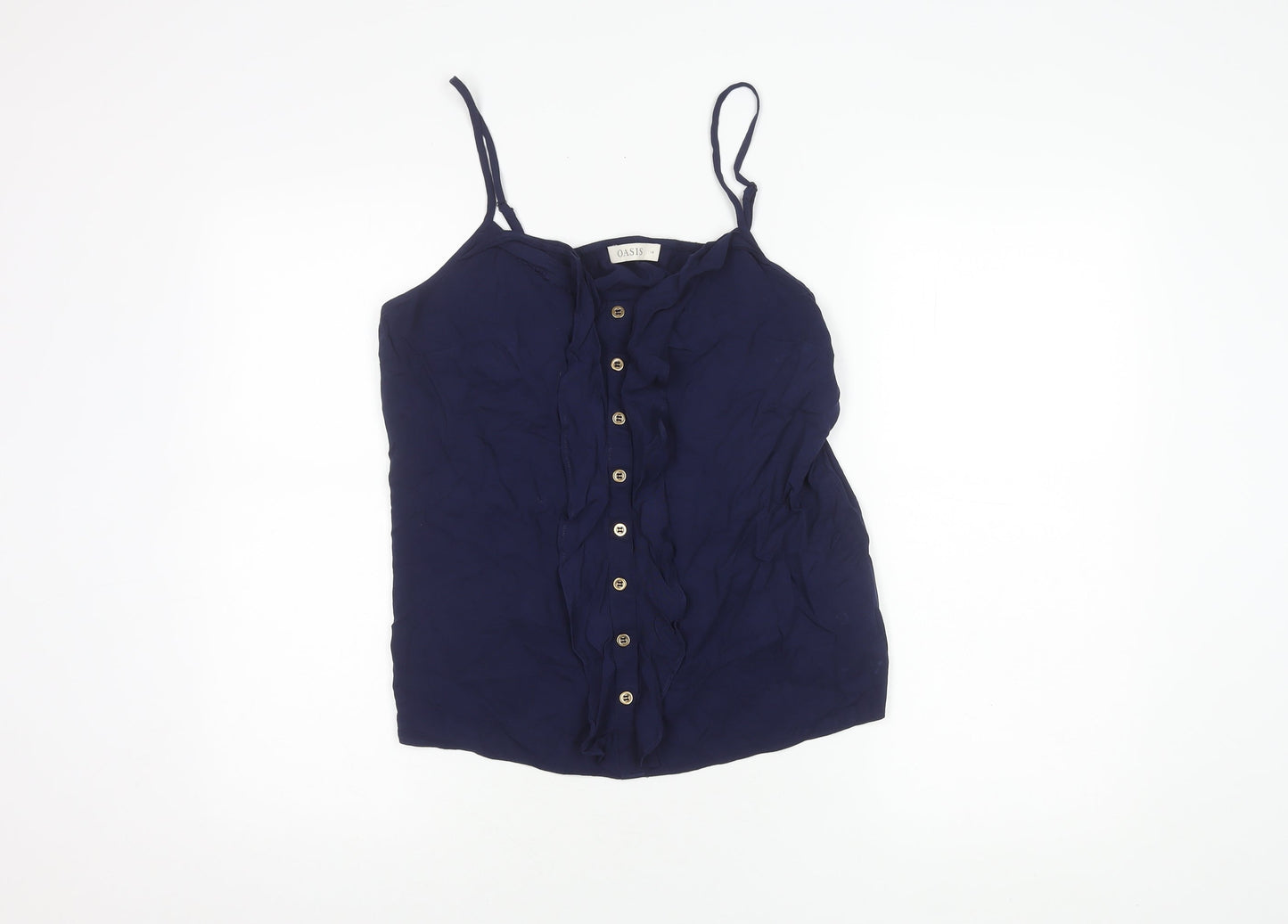 Oasis Women Blue Camisole Blouse Size 14