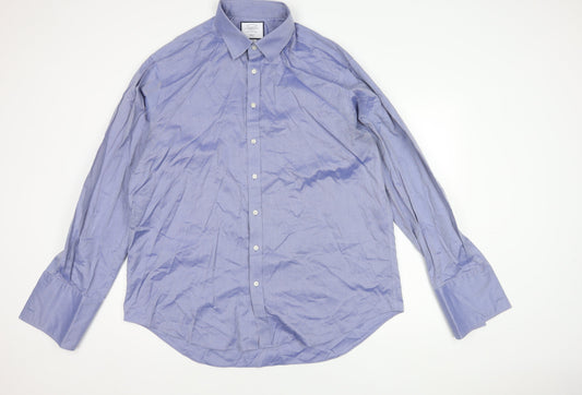 Charles Tyrwhitt Men's Blue Classic Fit Shirt