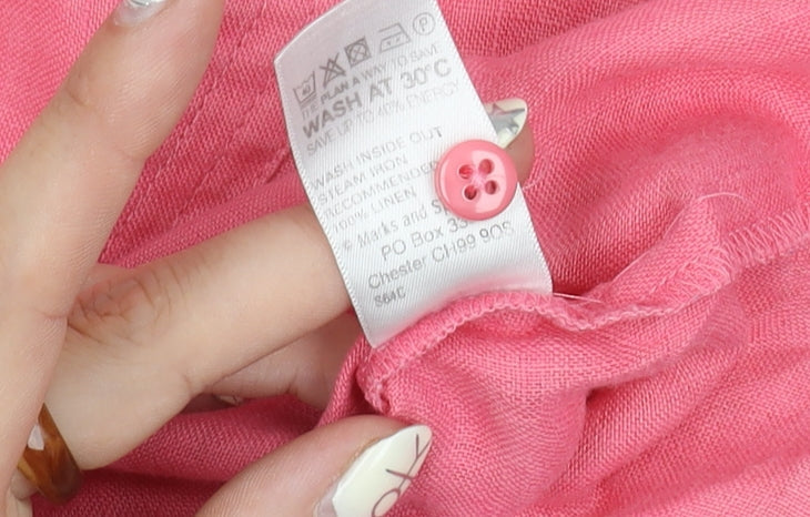 Marks and Spencer Pink Women's Size 20 Top 3/4 Sleeve