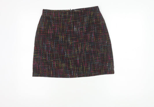 Oasis Women's Multicoloured Pencil Skirt Size 10
