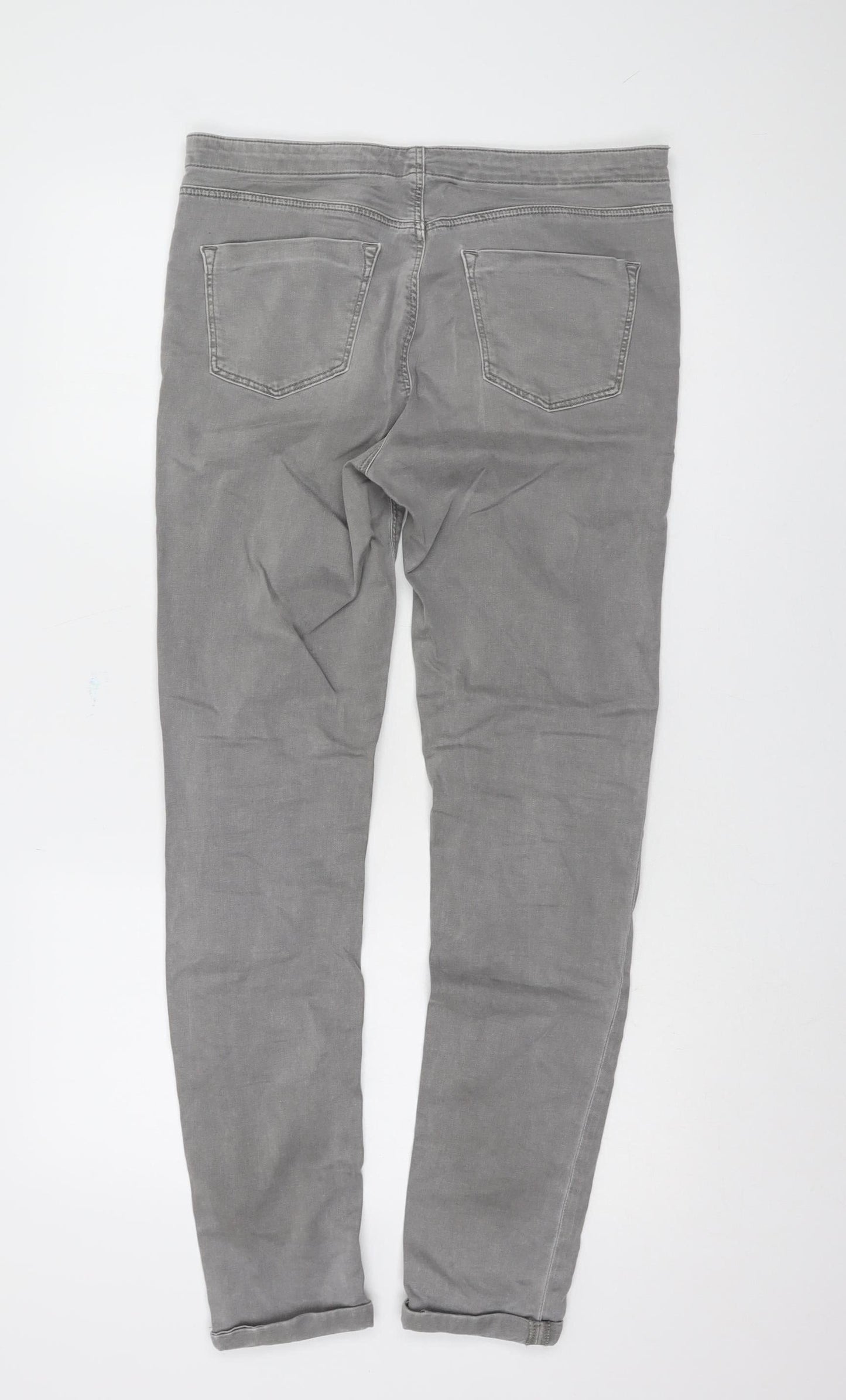 Topshop Grey Maternity Skinny Jeans Size 10 Woman
