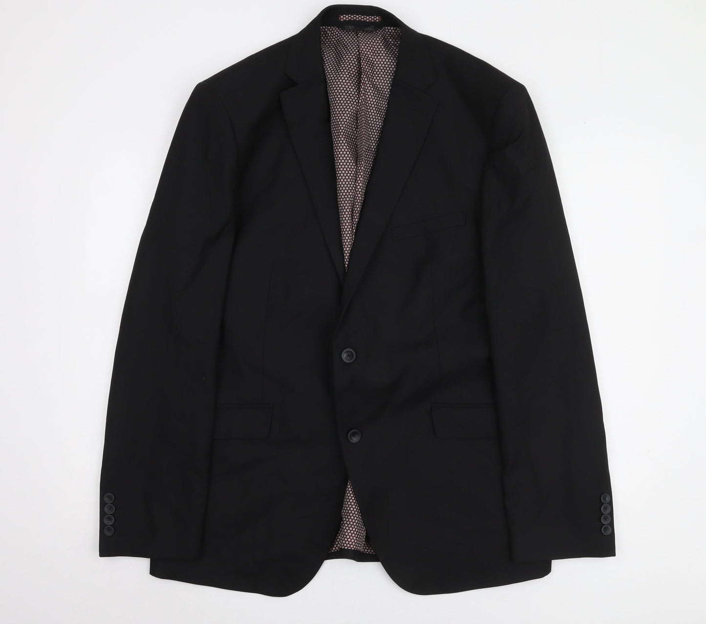 Marks and Spencer Men's Black Suit Jacket 2XL