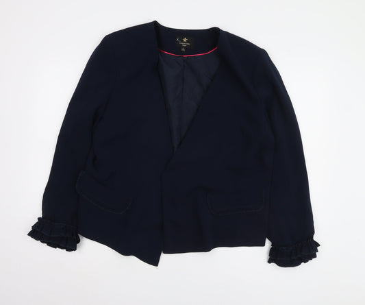 Massimo Fabbro Women's Blue Blazer Size 16