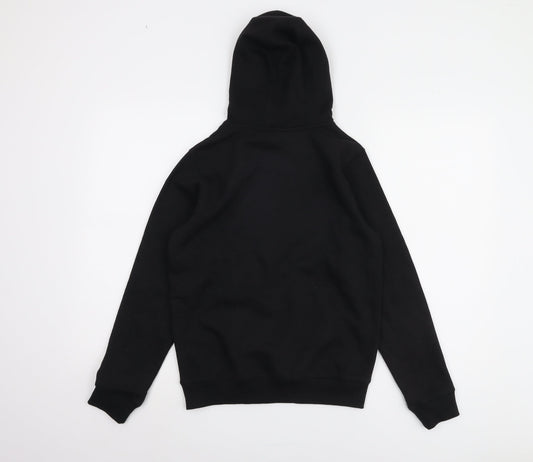 Fenchurch Boys Black Graphic Hoodie 12-13 Years