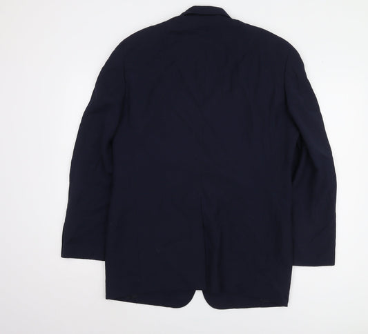 Pal Zileri Men's Blue Regular Fit Blazer Jacket