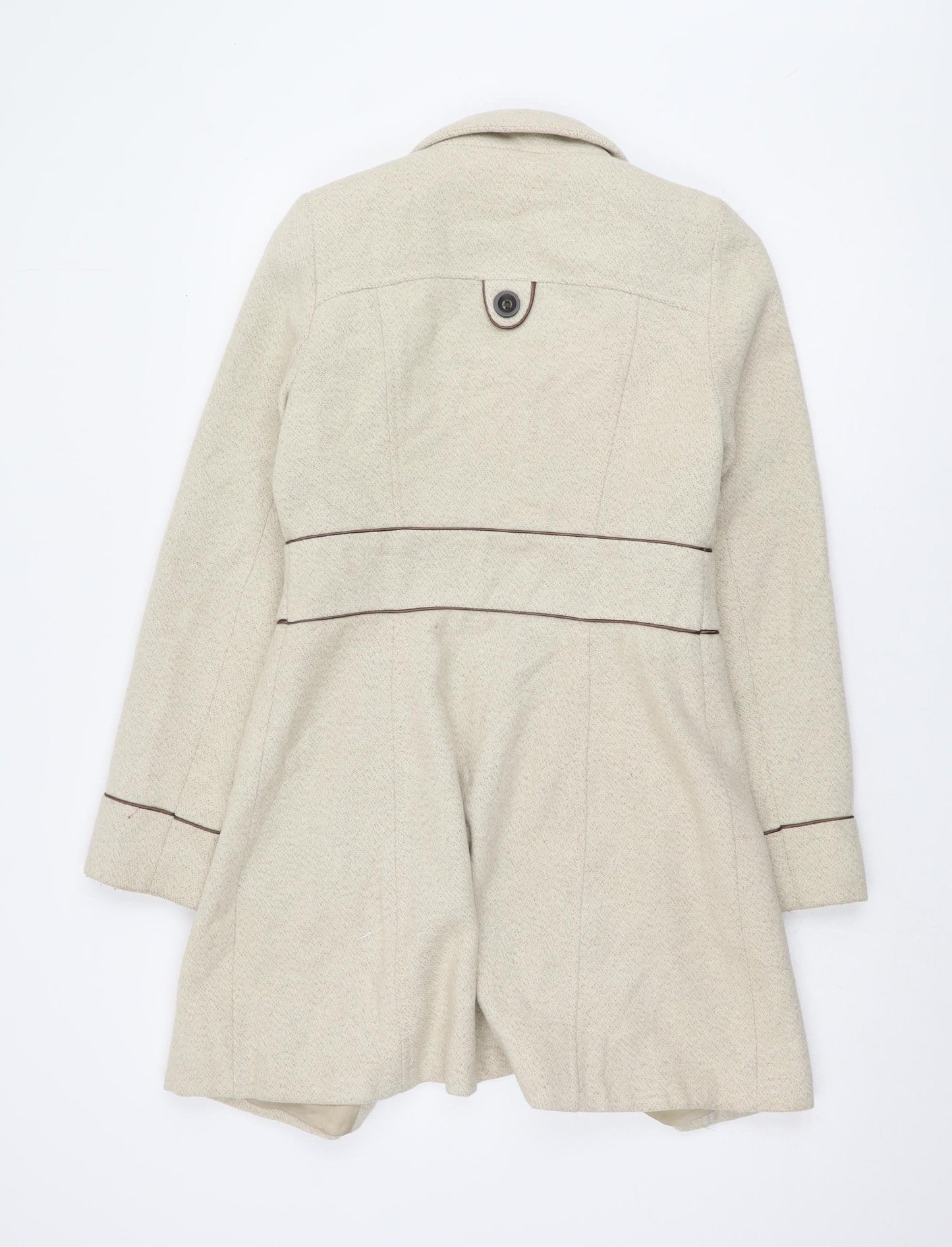 Jane Norman Women's Beige Trench Coat Size 10