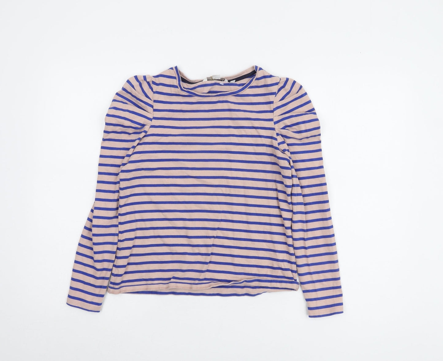 Boden Women's Multicoloured Striped Cotton Top Size 10