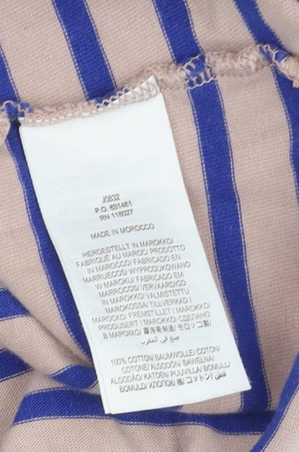 Boden Women's Multicoloured Striped Cotton Top Size 10