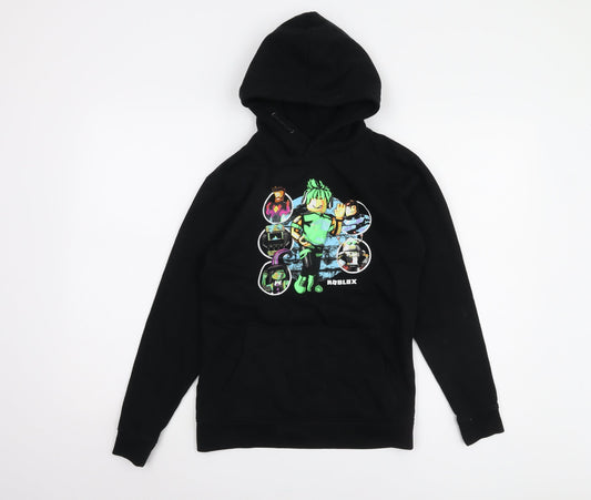 Roblox Boys Black Pullover Hoodie 12-13 Years