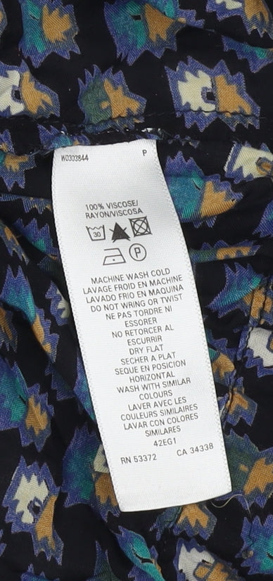 French Connection Women's Blouse Size 8 Multi Geometric Tunic