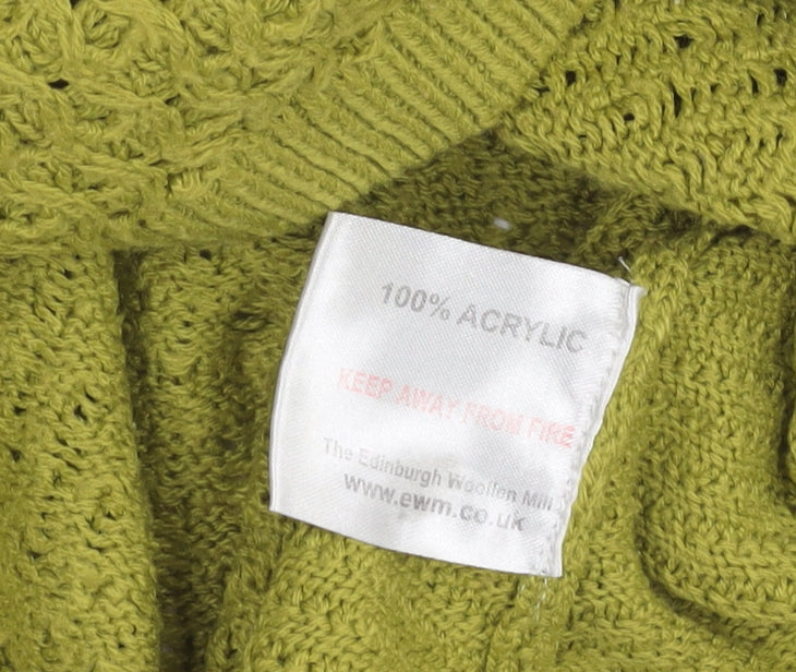 ISLE Women's Green Pullover Jumper, Size S
