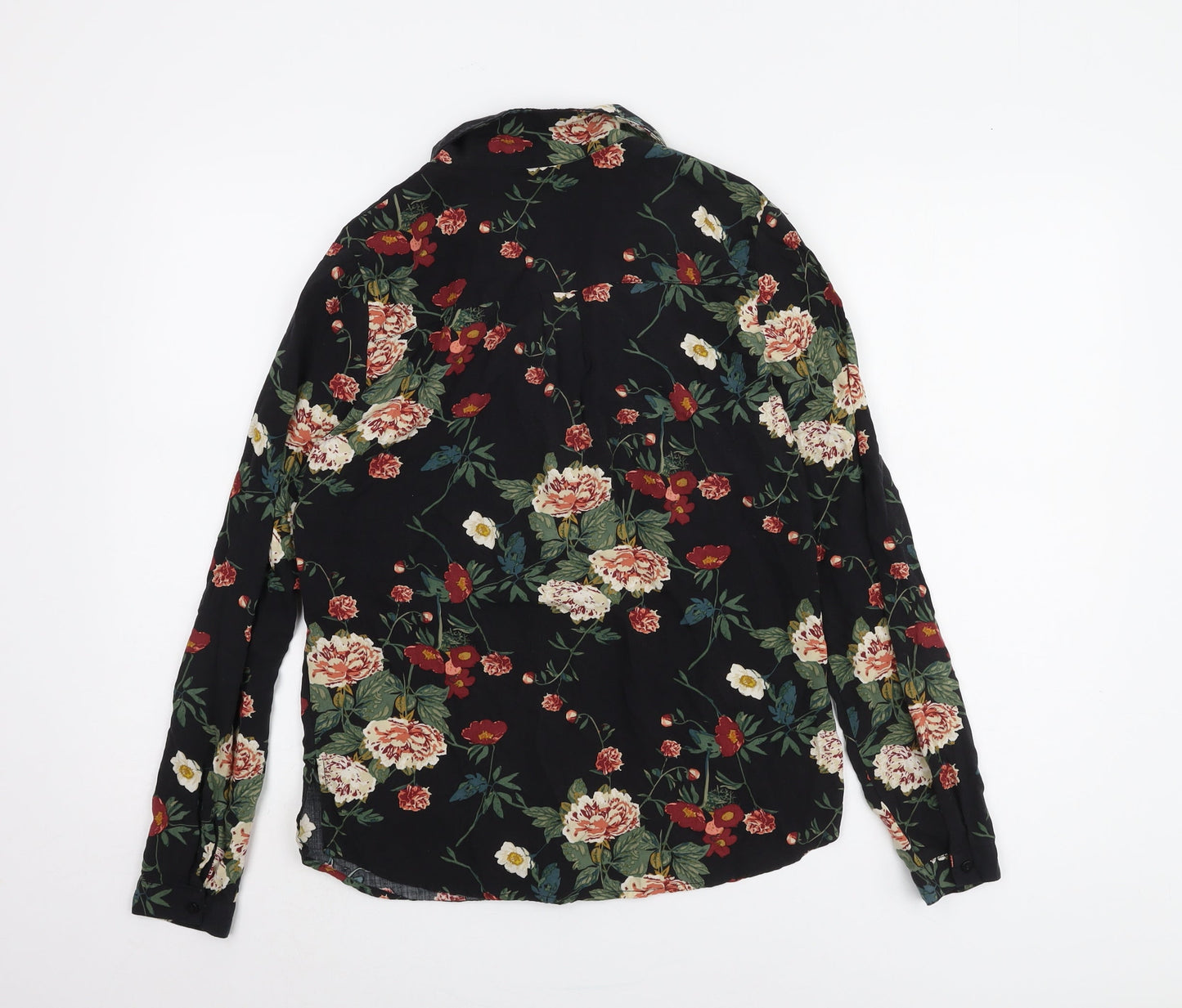 ICHI Women's Multicoloured Floral Blouse, Size S