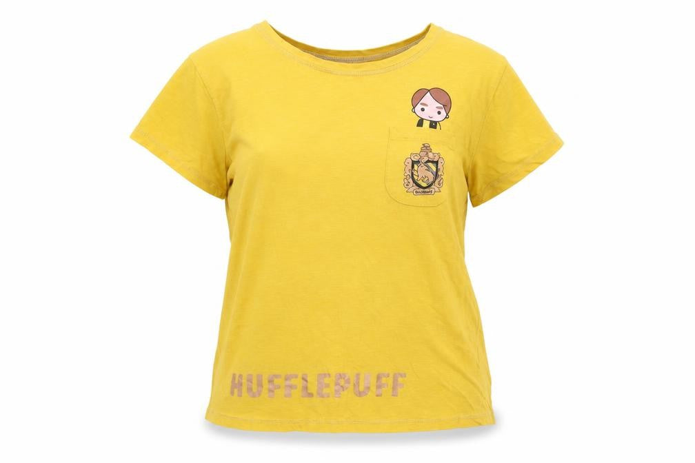 Teenss UK Size 14 Harry Potter Yellow Cotton T-Shirt