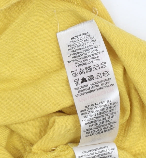 Harry Potter Teens Yellow T-Shirt in Plus Size 14-16
