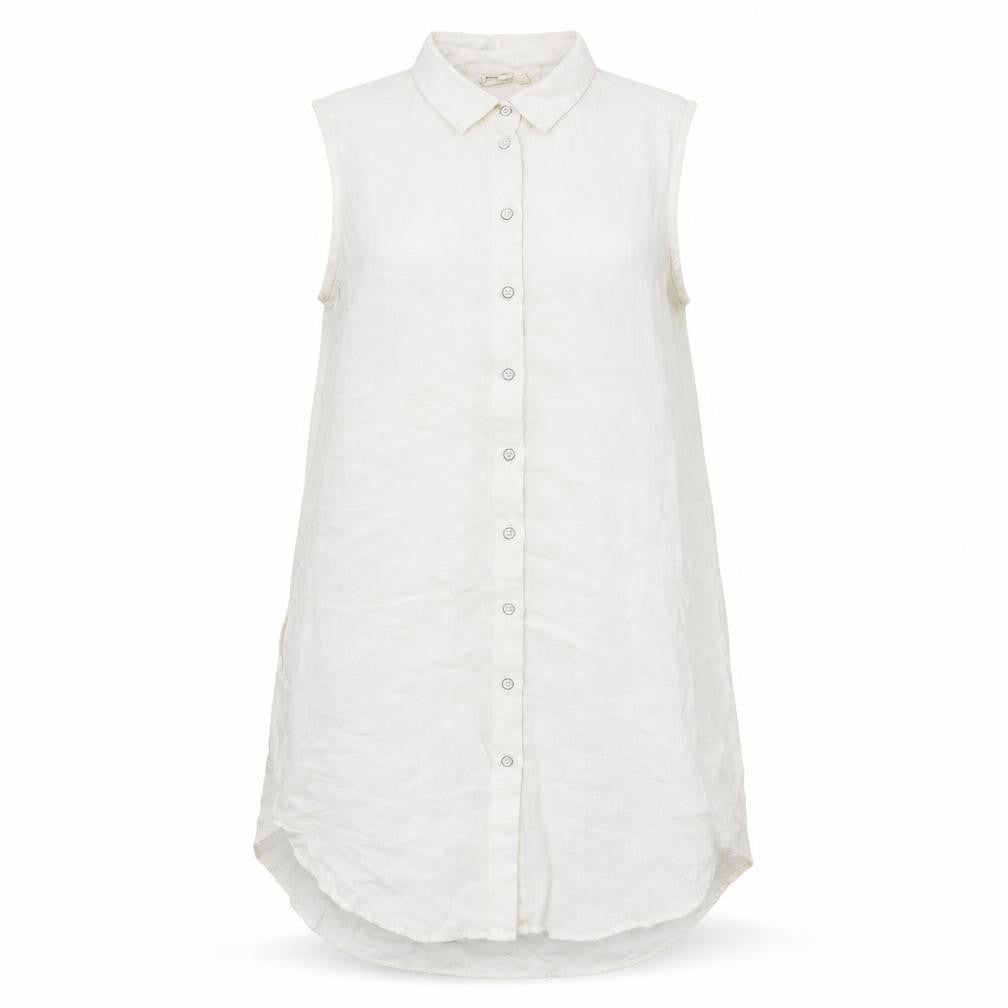 FatFace Women's White Button-Up Shirt, Size 10