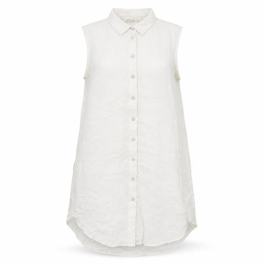 FatFace Women's White Button-Up Shirt, Size 10