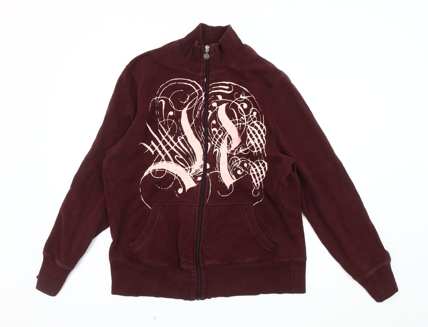 Nike Women's Red Graphic Zip Jacket XL