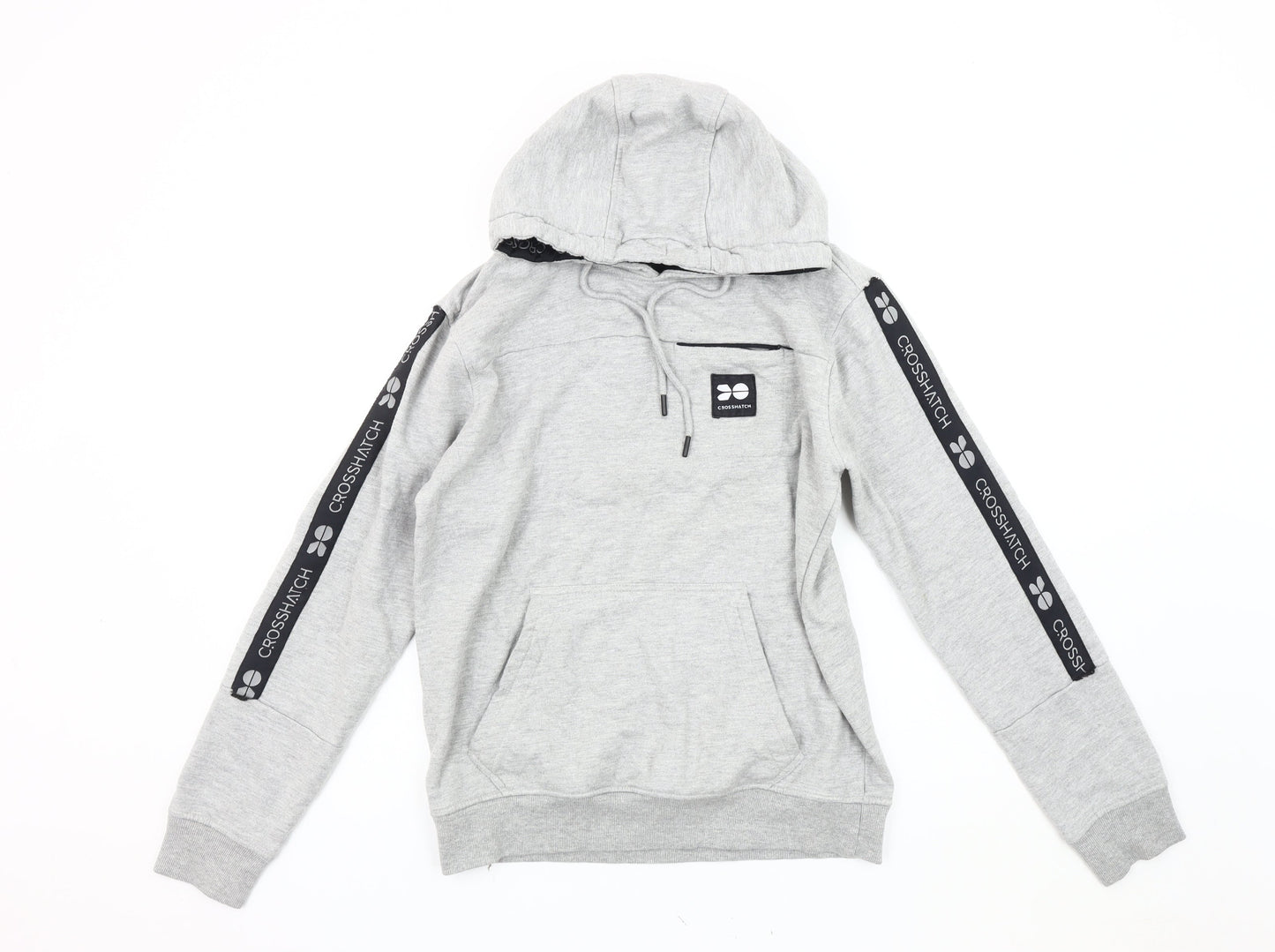 Crosshatch Men's Grey Pullover Hoodie M