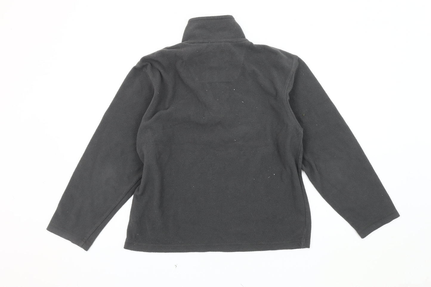 Regatta Men's Black 1/4 Zip Fleece Sweatshirt - S