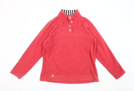 Toggi Women's Red Henley Sweatshirt UK 16