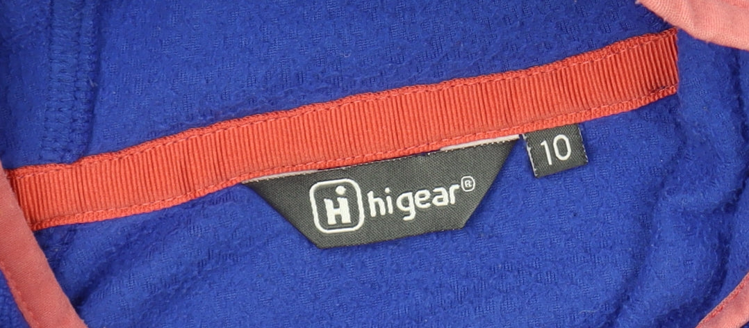 Hi Gear Women's Blue Fleece Hoodie Size 10