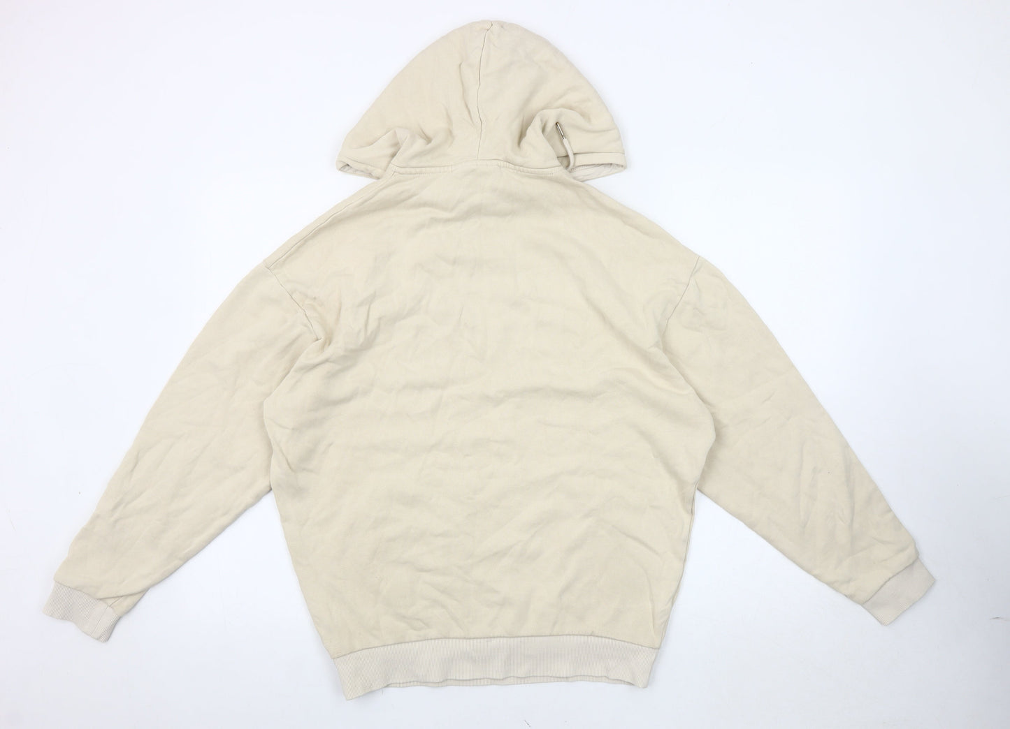 ASOS DESIGN Beige Women's 2XS Pullover Hoodie