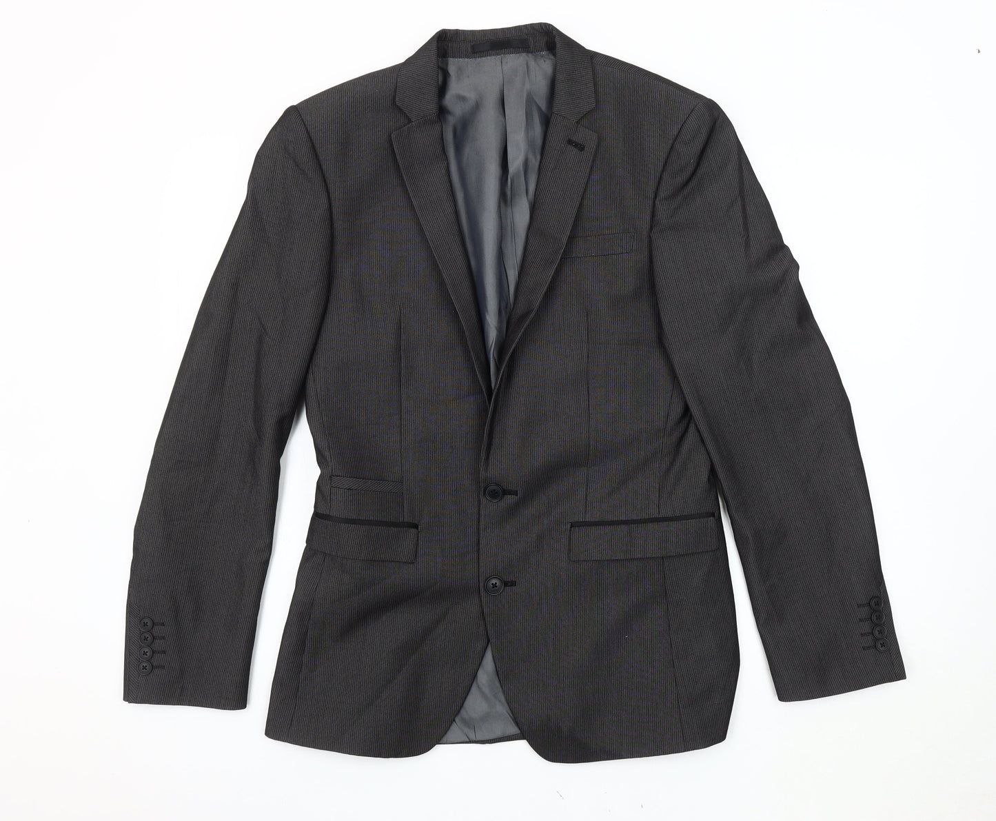 Next Men's Grey Blazer, Size 36 Regular Fit