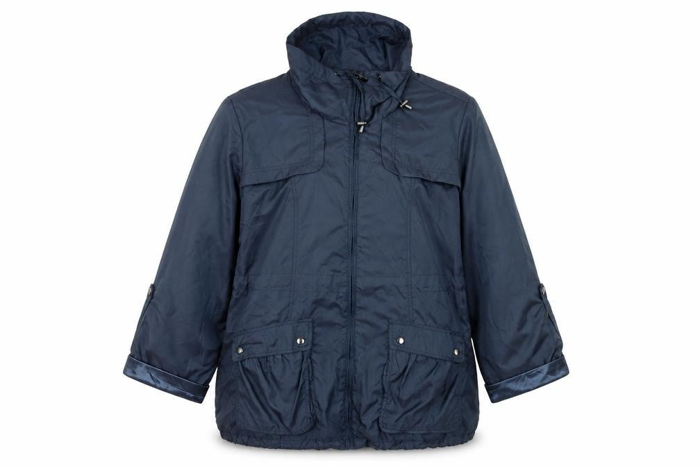 M&Co Women's Blue Parka Jacket Size 20