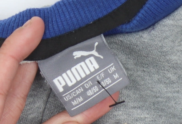 Puma Men's Grey Pullover Sweatshirt - M