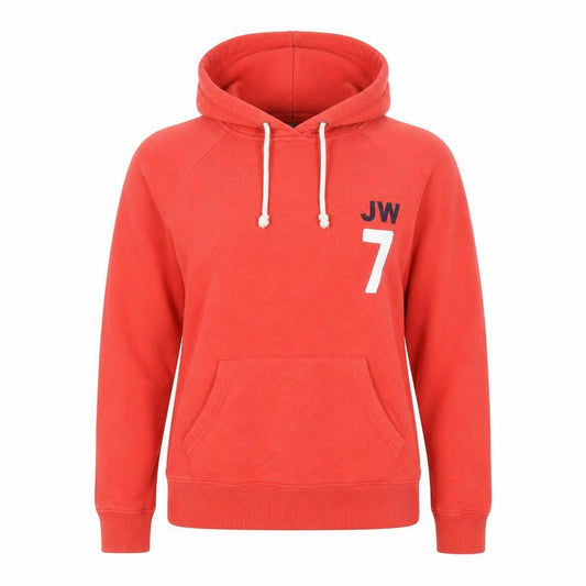 Womens UK 12 Regular Jack Wills Red Pullover Hoodie