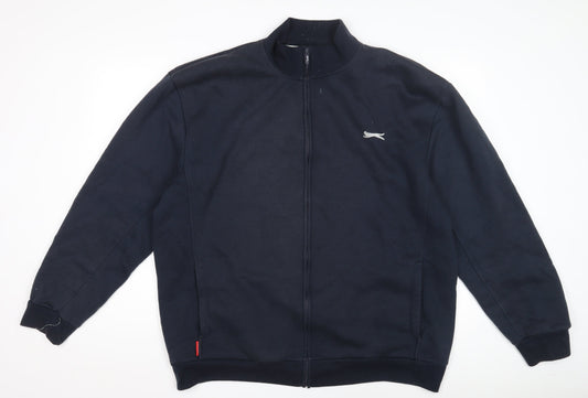 Slazenger Men's Black 2XL Full Zip Sweatshirt