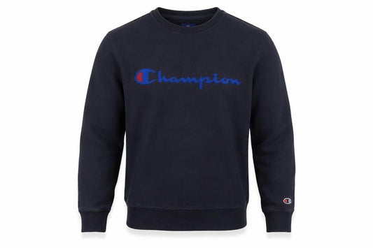Mens UK XS Regular Champion Black Pullover Sweatshirt