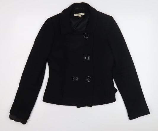 L.K. Bennett Women's Black Blazer Size 8 Workwear