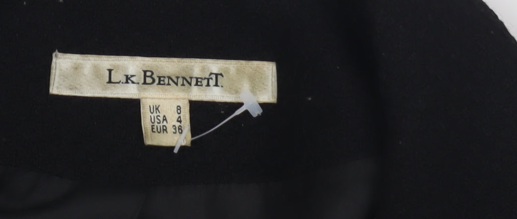 L.K. Bennett Women's Black Blazer Size 8 Workwear
