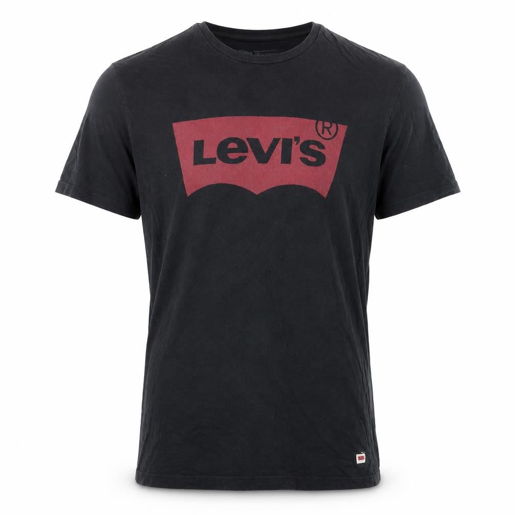 Mens UK Size M Levi's Black  Cotton T-Shirt