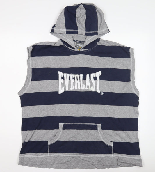 Everlast Men's Multicoloured 2XL Striped Hoodie