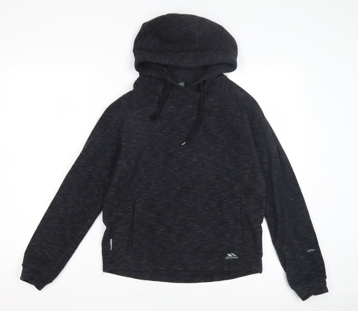 Trespass Unisex Black Pullover Hoodie Size 12