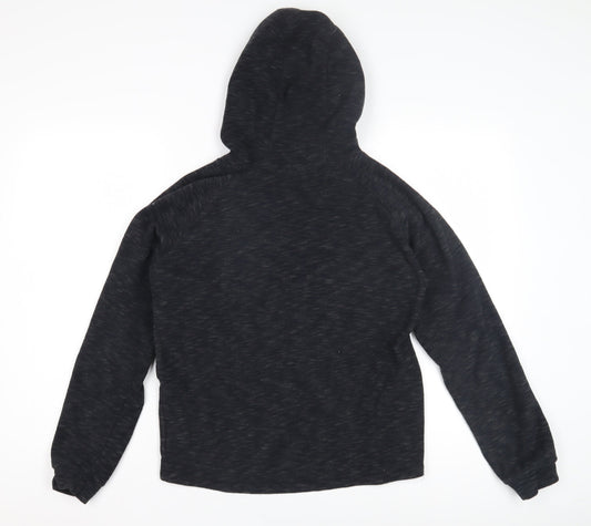 Trespass Unisex Black Pullover Hoodie Size 12