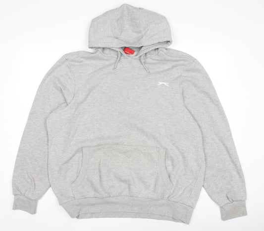 Slazenger Men's Grey Pullover Hoodie XL