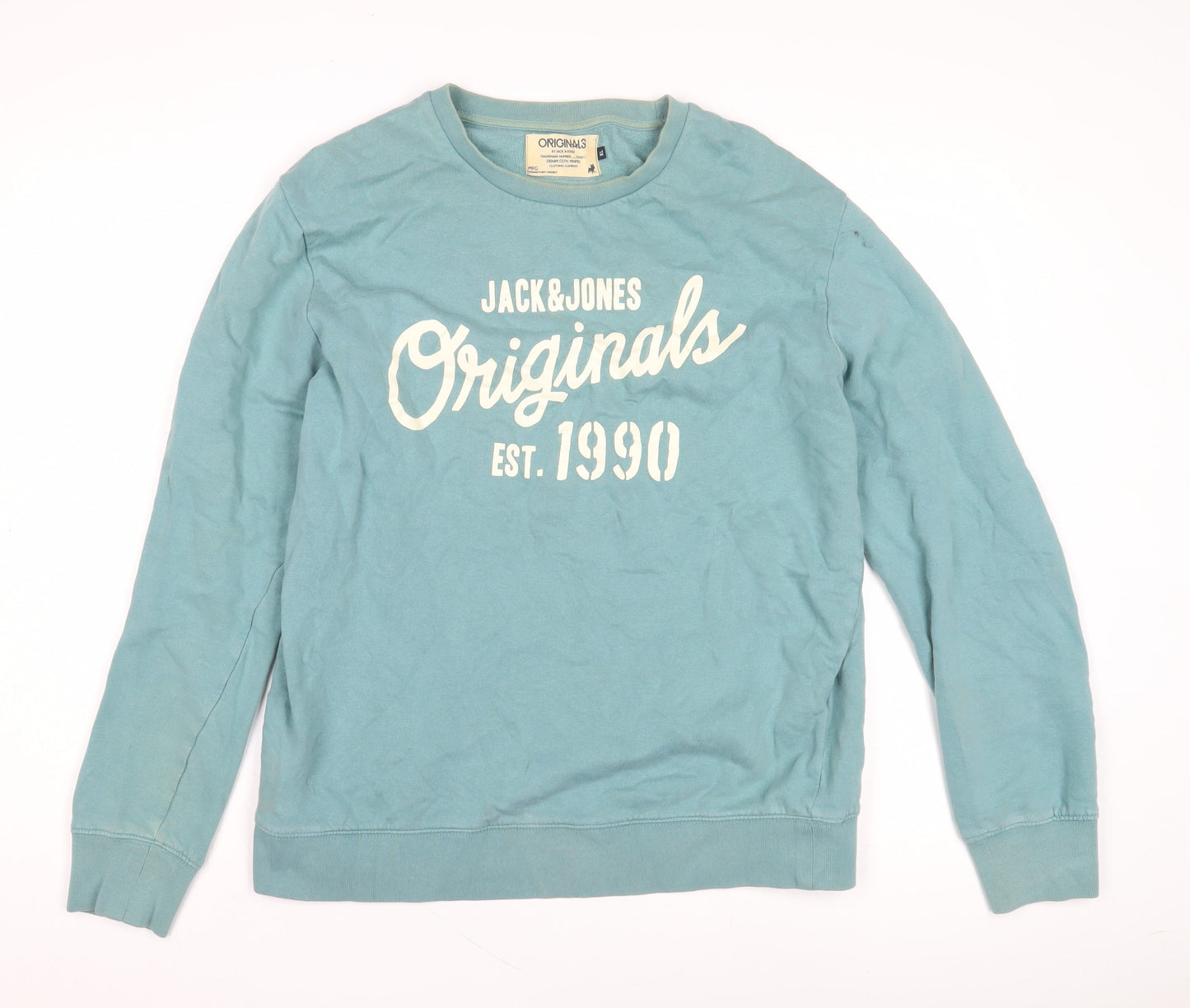 Jack & Jones Men's Blue XL Pullover Sweatshirt