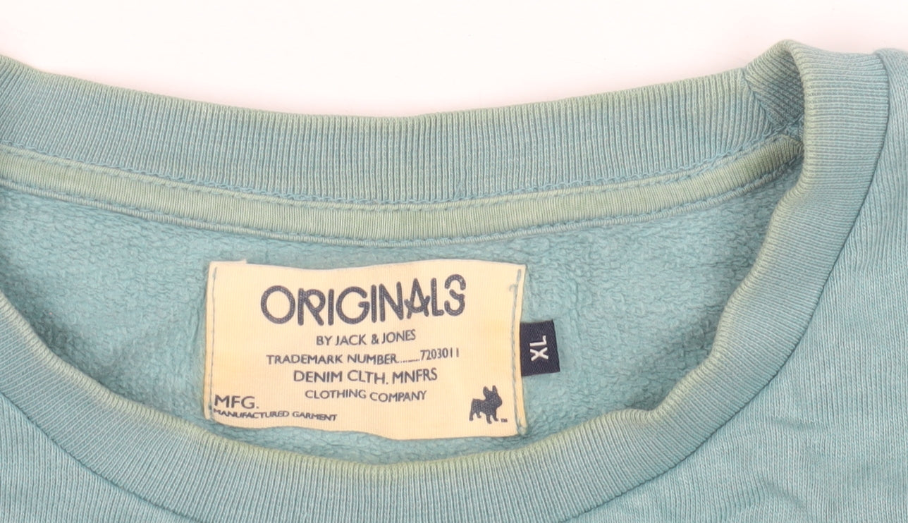 Jack & Jones Men's Blue XL Pullover Sweatshirt