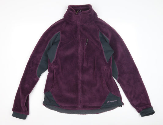 Sprayway Women's Purple Fleece Jacket Size UK 10