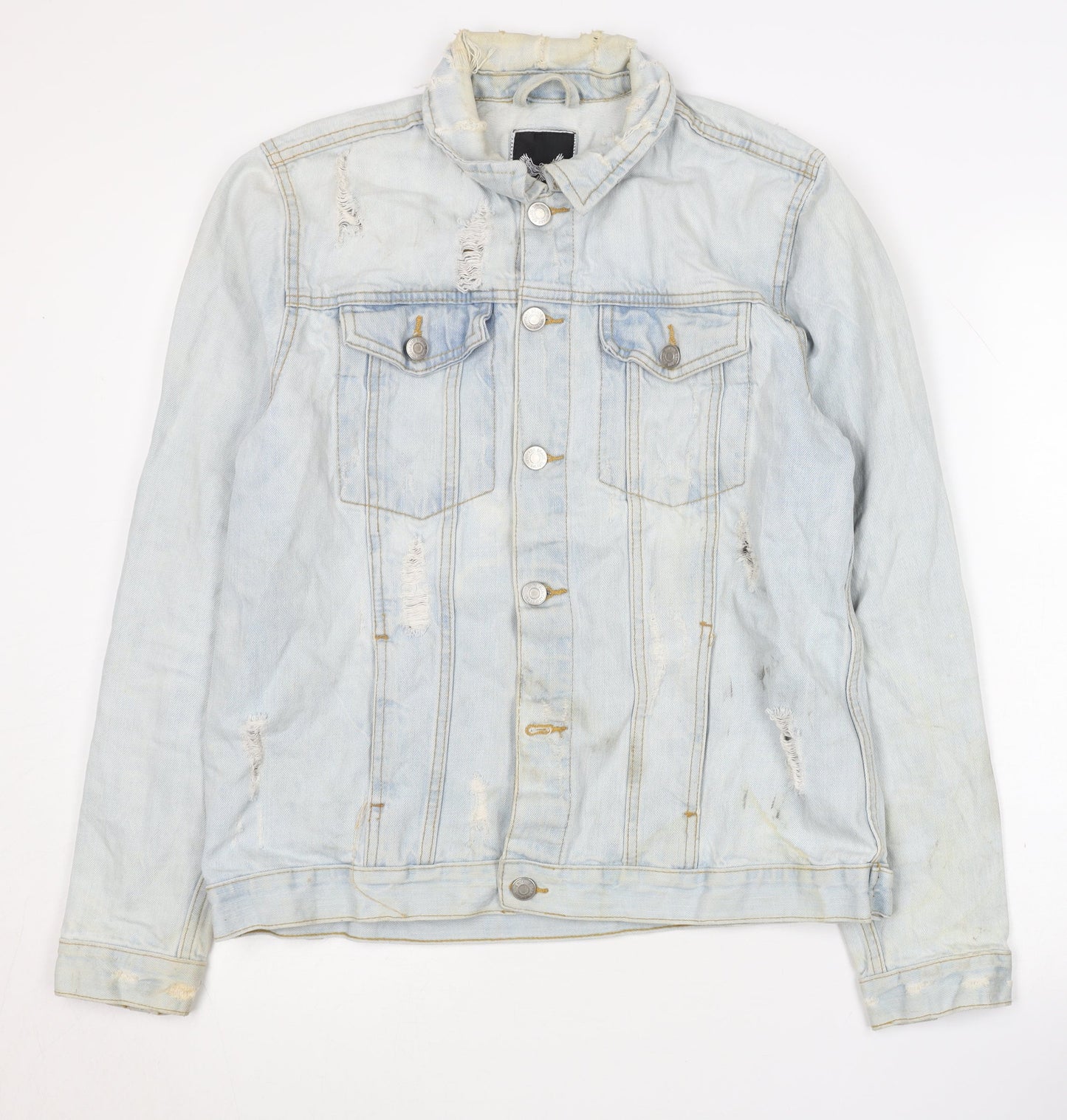 Brave Soul Women's Blue Denim Jacket M Casual